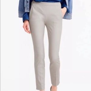 J. Crew Martie Pant Bi Stretch Cotton grey size 2